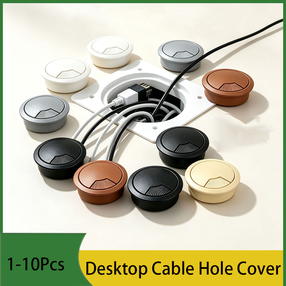 Office Furniture And Desks - Caja de cableado redonda para escritorio,