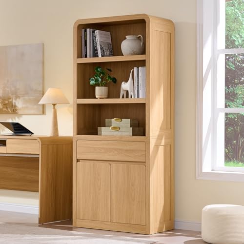Bookshelf 5 Tier - Estantería moderna de 72 pulgadas de