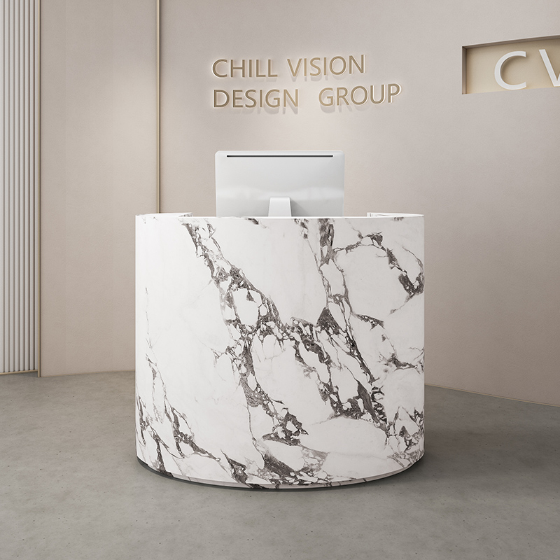 Office Furniture For Small Spaces - Mostradores de recepción pequeños personalizados que