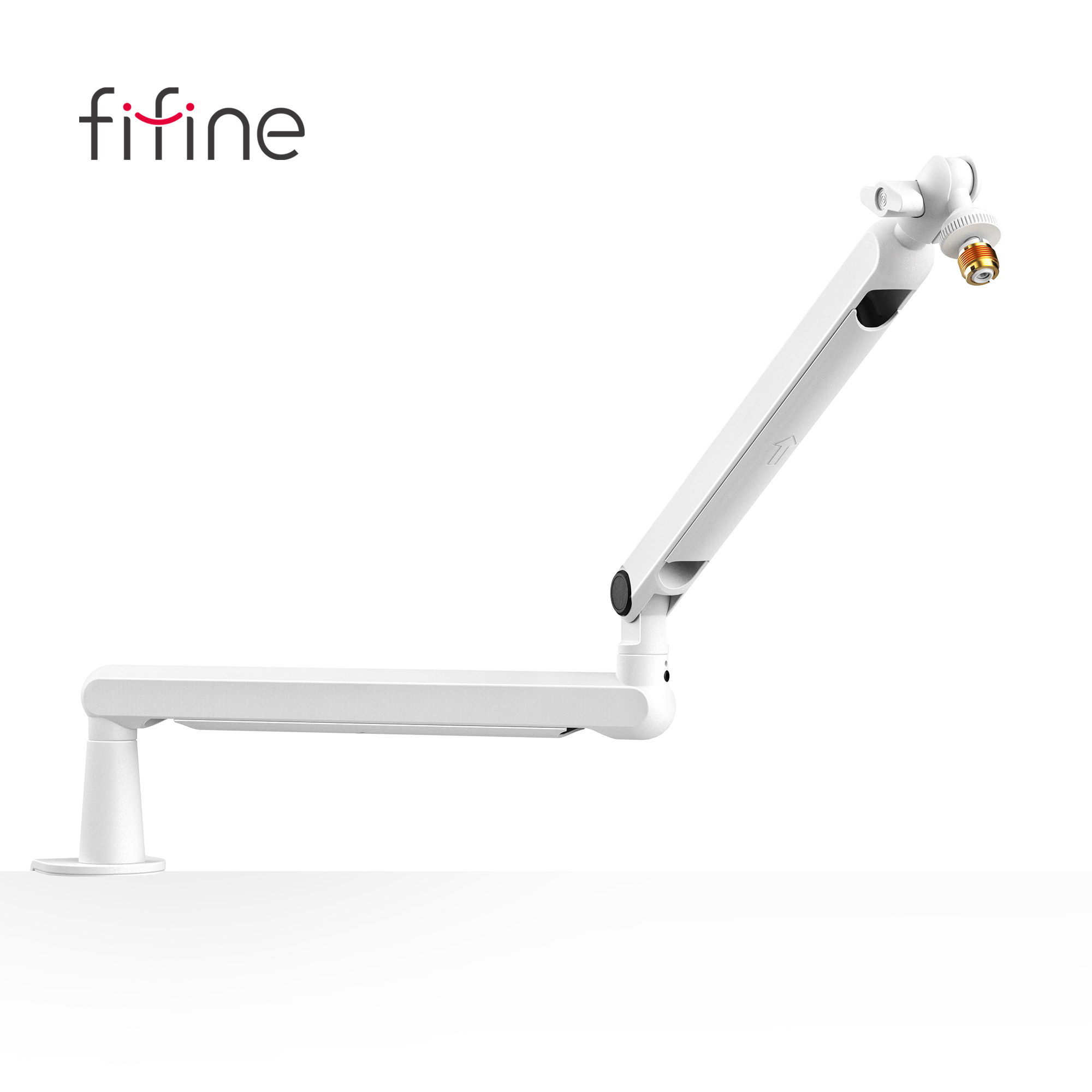 Gaming Desk With Hutch - FIFINE Brazo de brazo de micrófono,