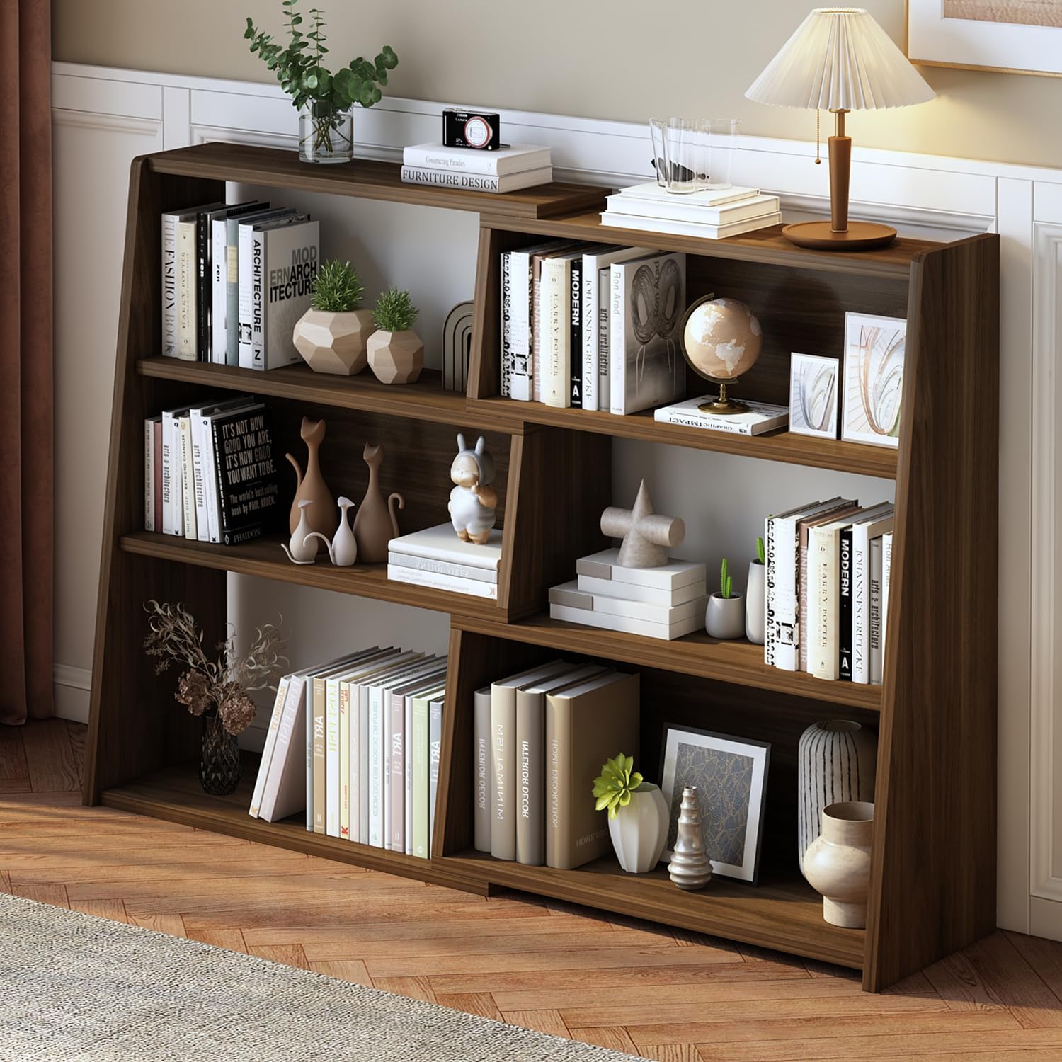 Office Furniture For Small Spaces - Estantería de madera extensible de 3