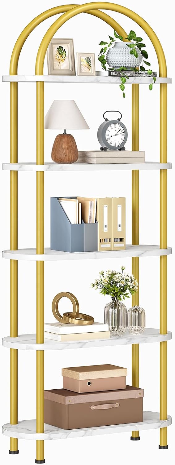 Bookshelf 5 Tier - HOOBRO Estantería Abierta de 5 Niveles,