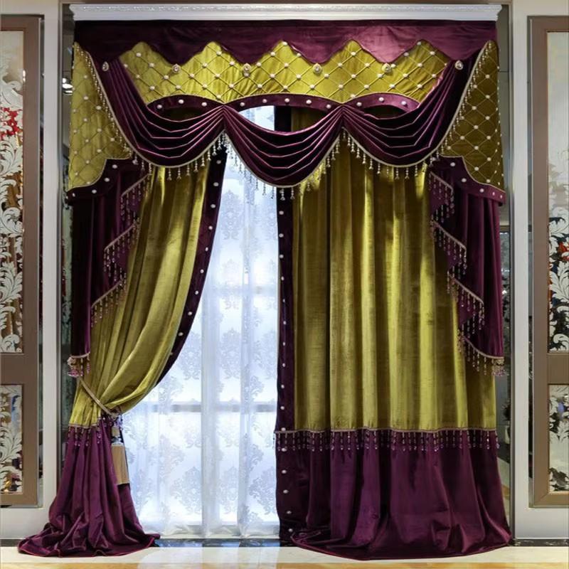 Office Furniture Hong Kong - Cortinas de Patchwork con Cuentas Blancas,
