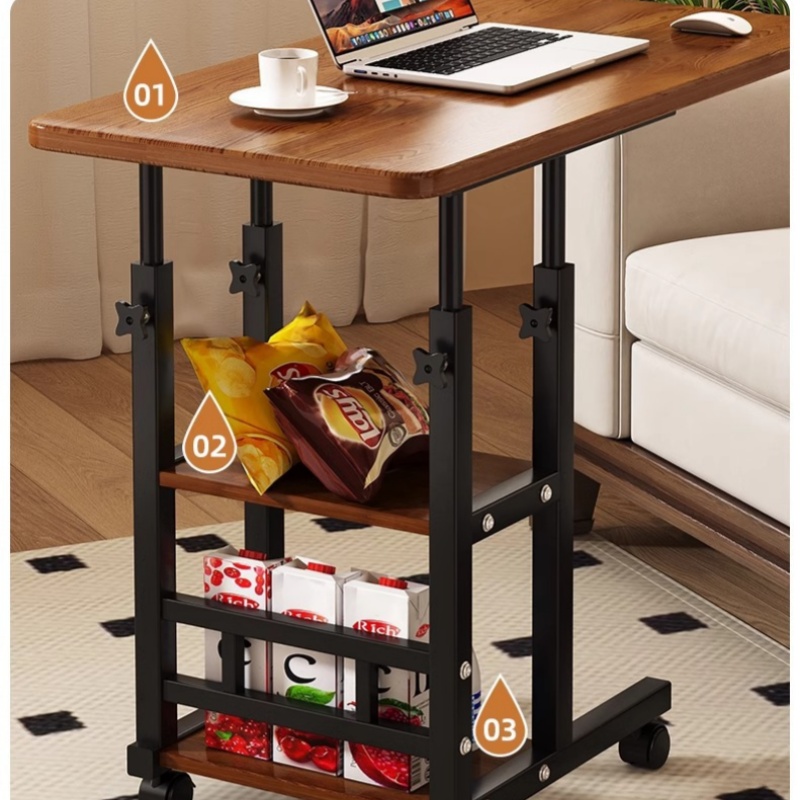 Mesa de Noche Móvil con Ruedas - Office Furniture For Small Spaces reseña y precio