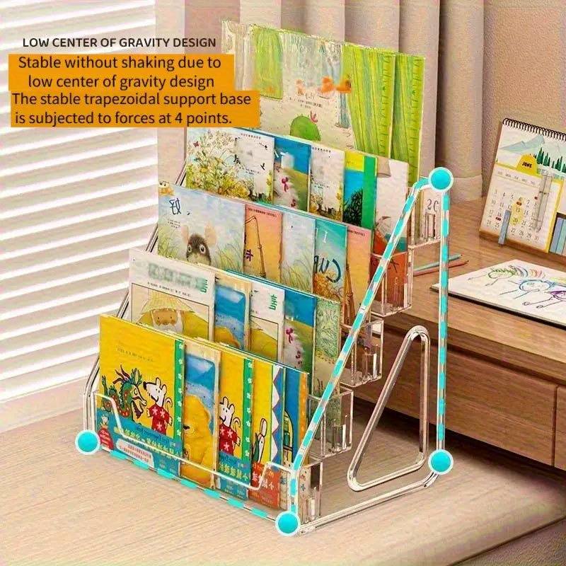 Estantería acrílica de 3/5 niv - Bookshelf 5 Tier reseña y precio