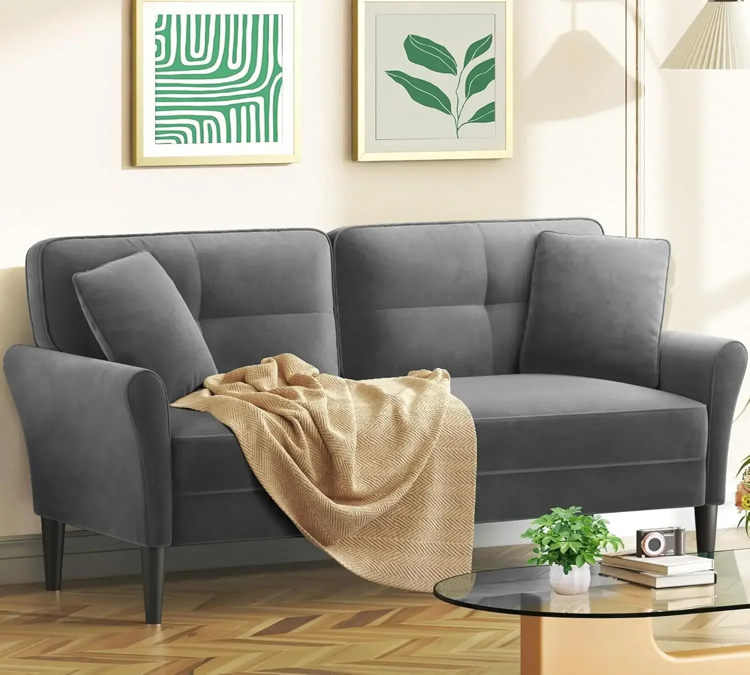 Sofá Loveseat de 69 Pulgadas,  - Office Furniture For Small Spaces reseña y precio