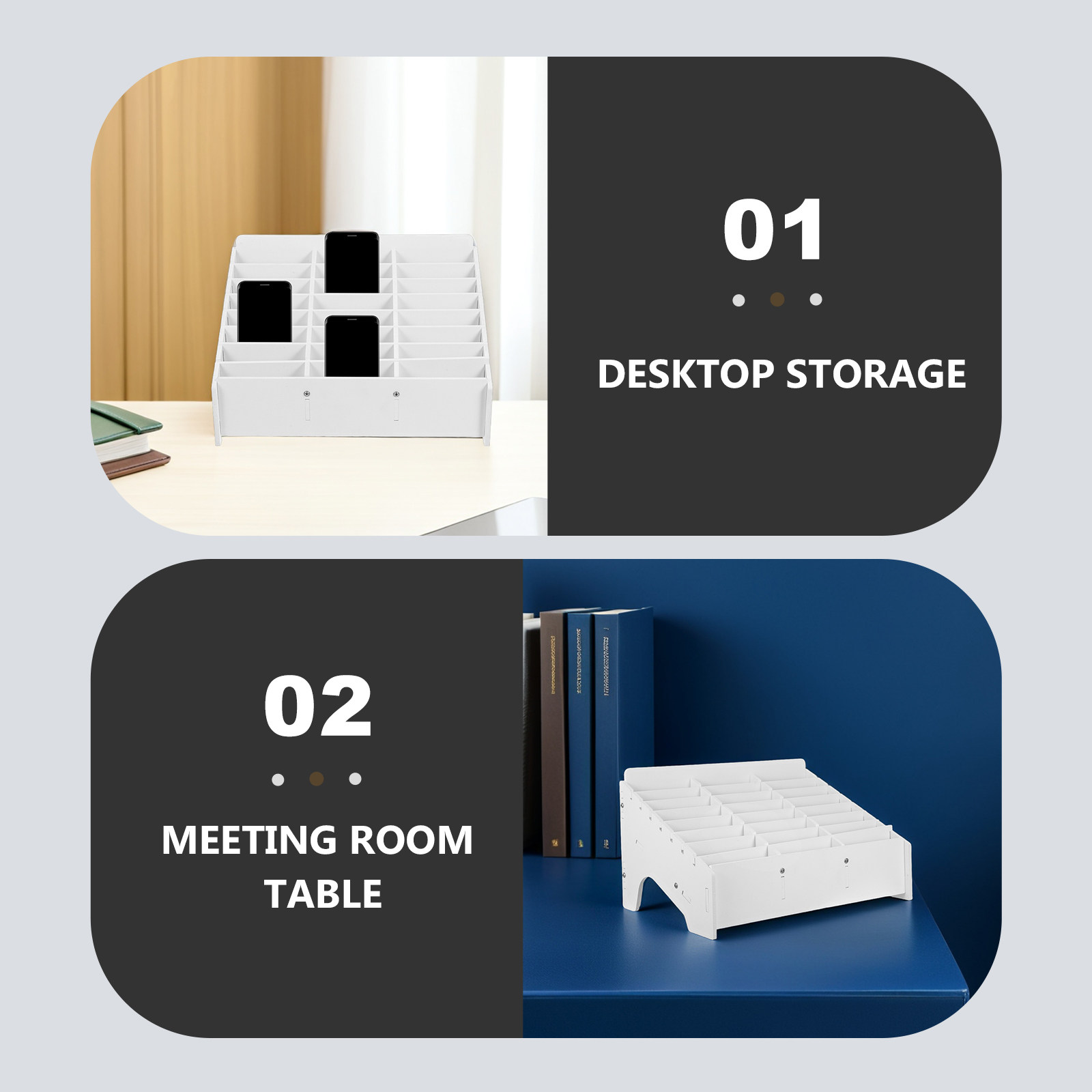 Caja organizadora para teléfon - Office Storage Cabinet reseña y precio