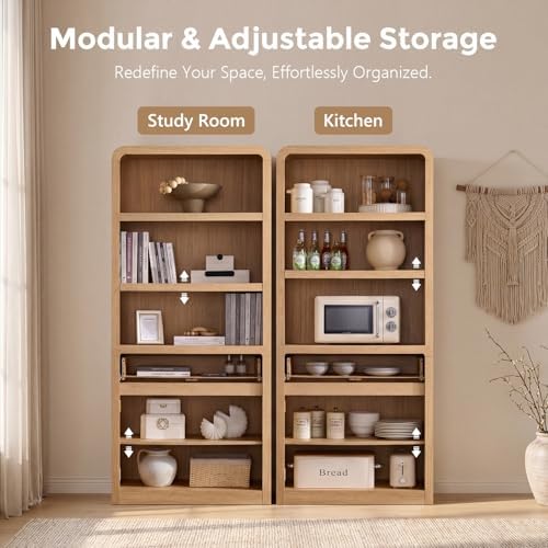 Estantería moderna de 72 pulga - Bookshelf 5 Tier reseña y precio