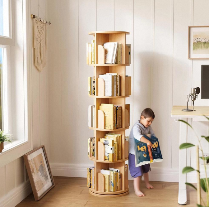 Gabinete para bebé de 5 nivele - Bookshelf 5 Tier reseña y precio