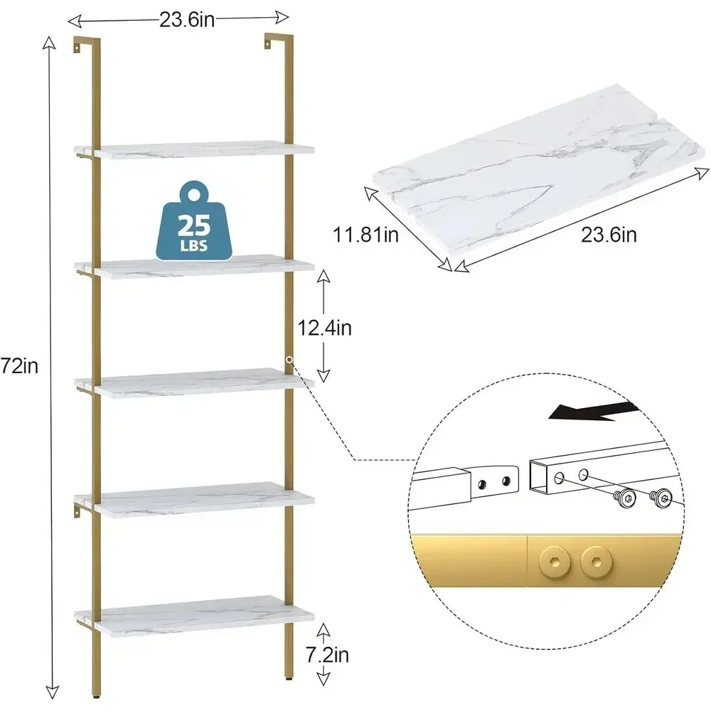 Estantería de Madera de 5 Nive - Bookshelf 5 Tier reseña y precio