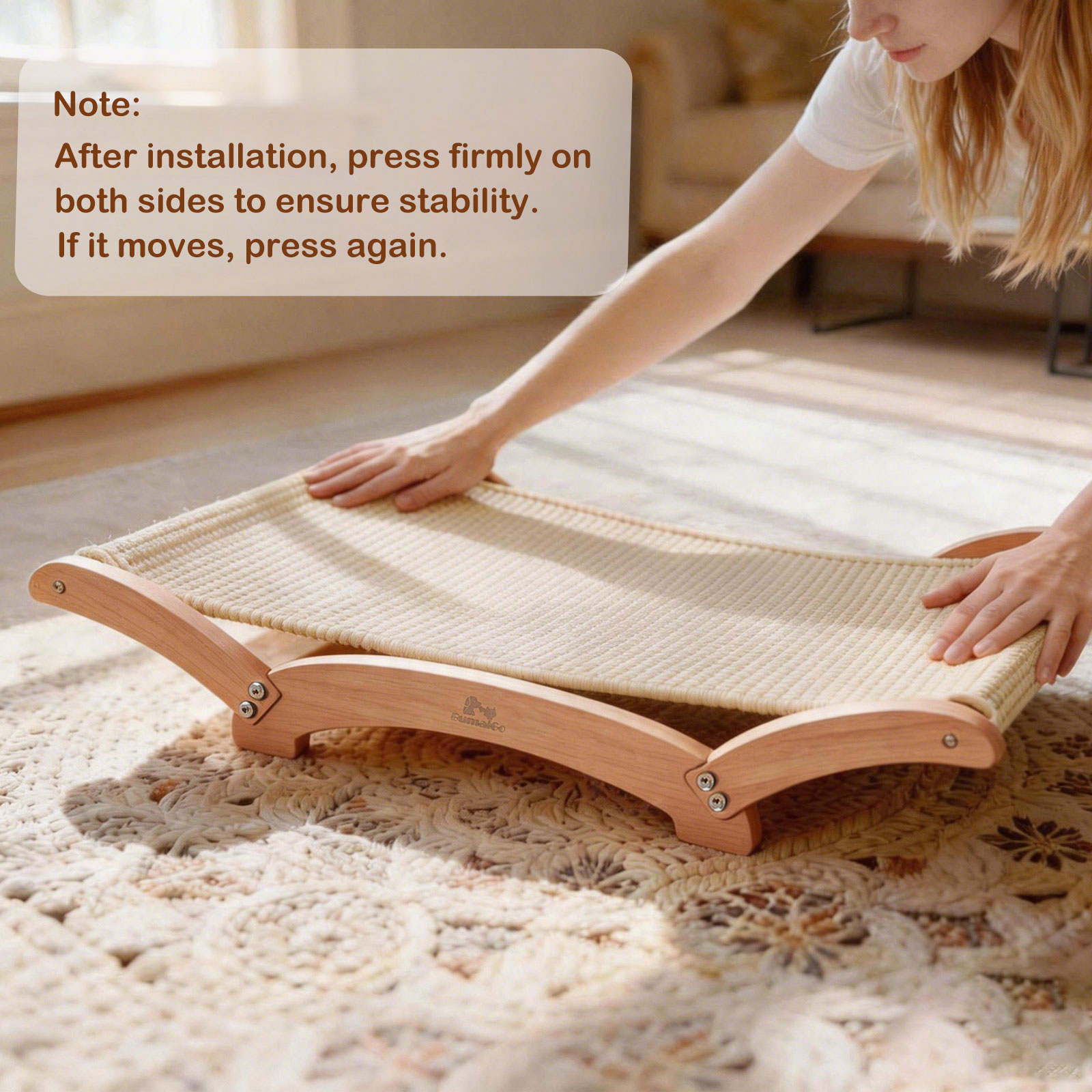 Cama Rascador de Sisal para Ga - Under Desk Hammock reseña y precio