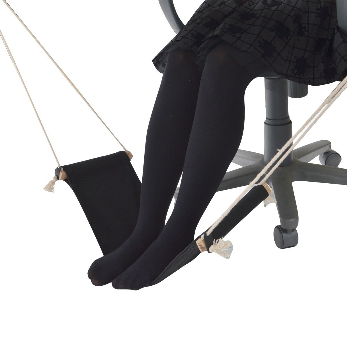 Hamaca para los pies que se co - Under Desk Hammock reseña y precio