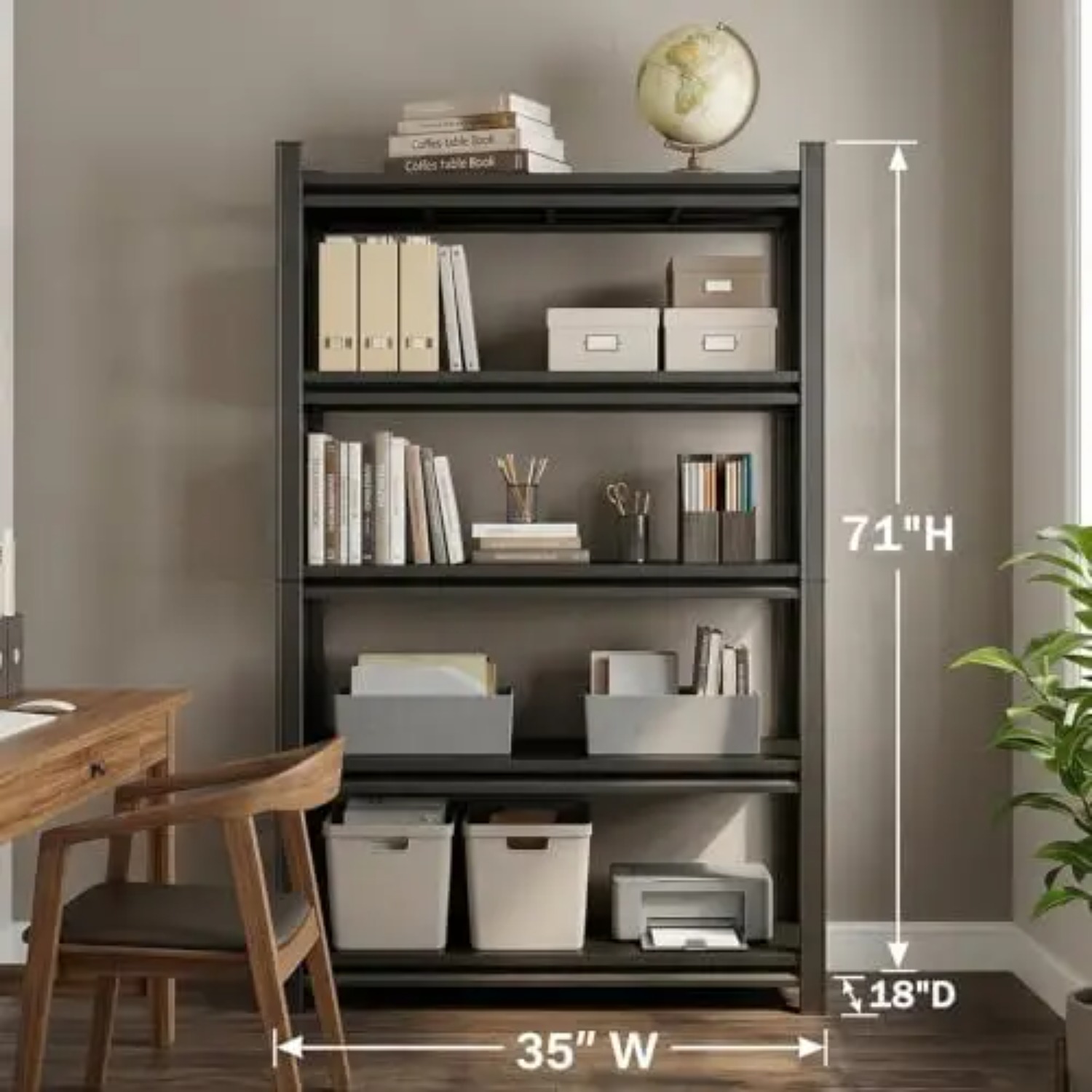 Estantería de 5 Niveles Resist - Bookshelf 5 Tier reseña y precio