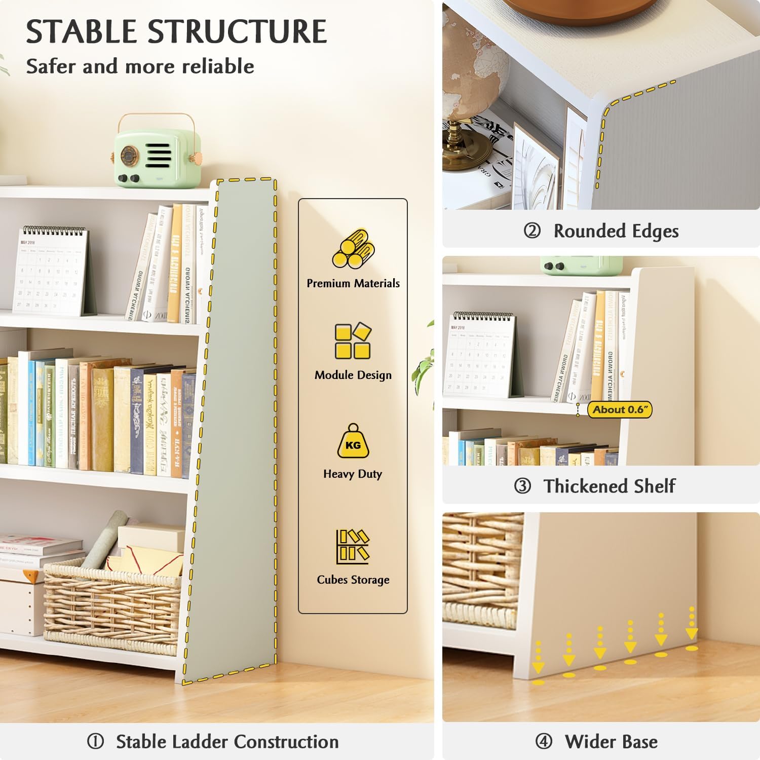 Estantería de madera extensibl - Office Furniture For Small Spaces reseña y precio