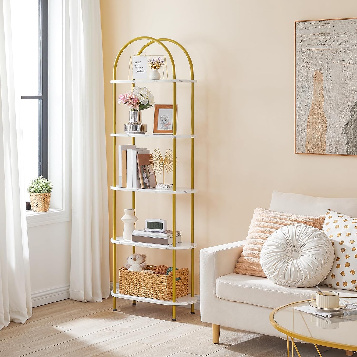 HOOBRO Estantería Abierta de 5 - Bookshelf 5 Tier reseña y precio