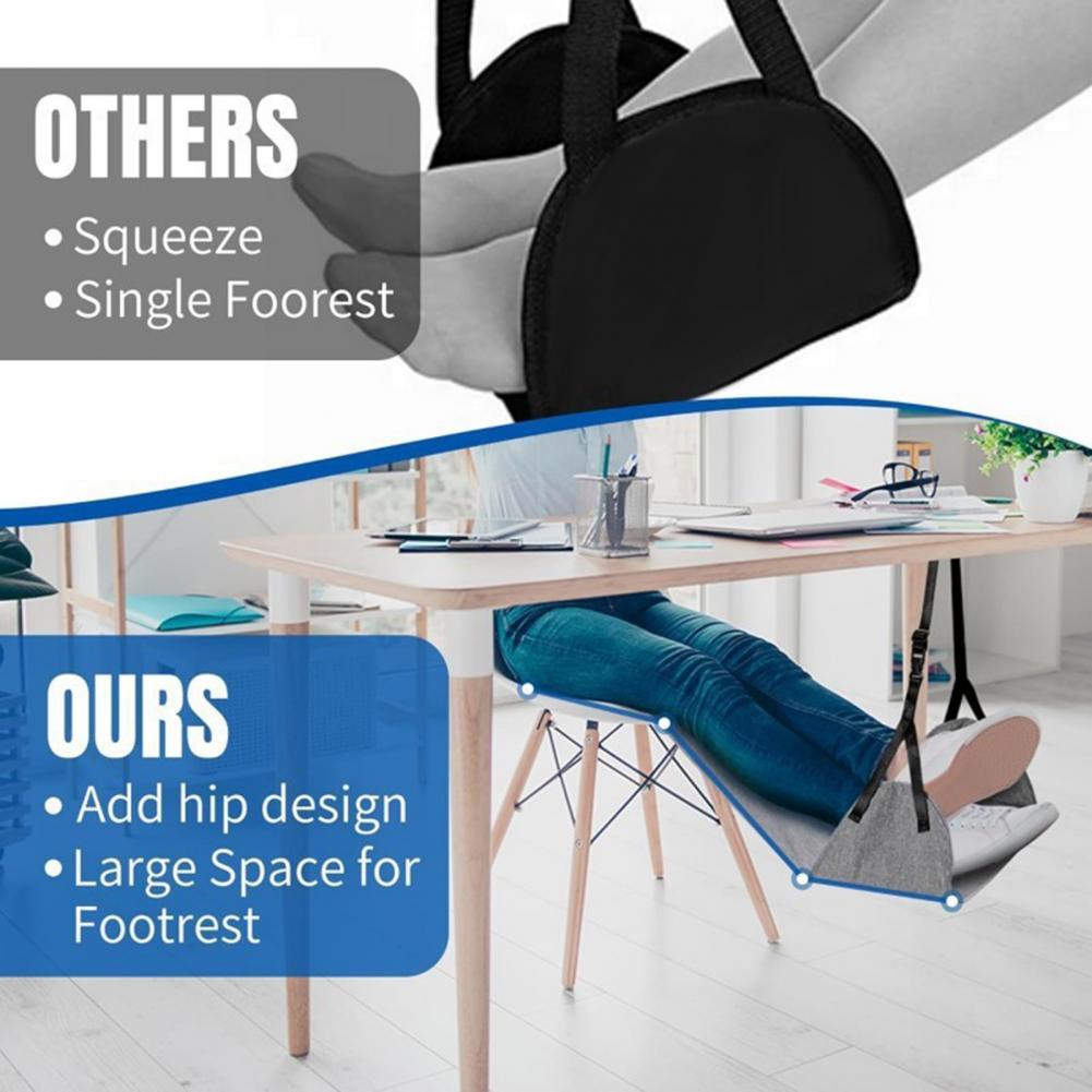 Reposapiés ajustable para asie - Under Desk Hammock reseña y precio