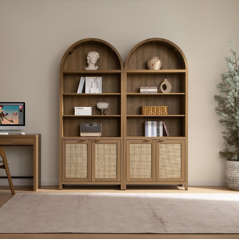 SICOTAS Estantería Arqueada de - Bookshelf 5 Tier reseña y precio