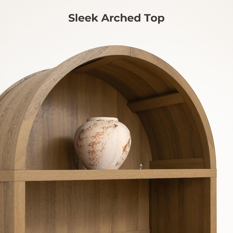 SICOTAS Estantería Arqueada de - Bookshelf 5 Tier reseña y precio