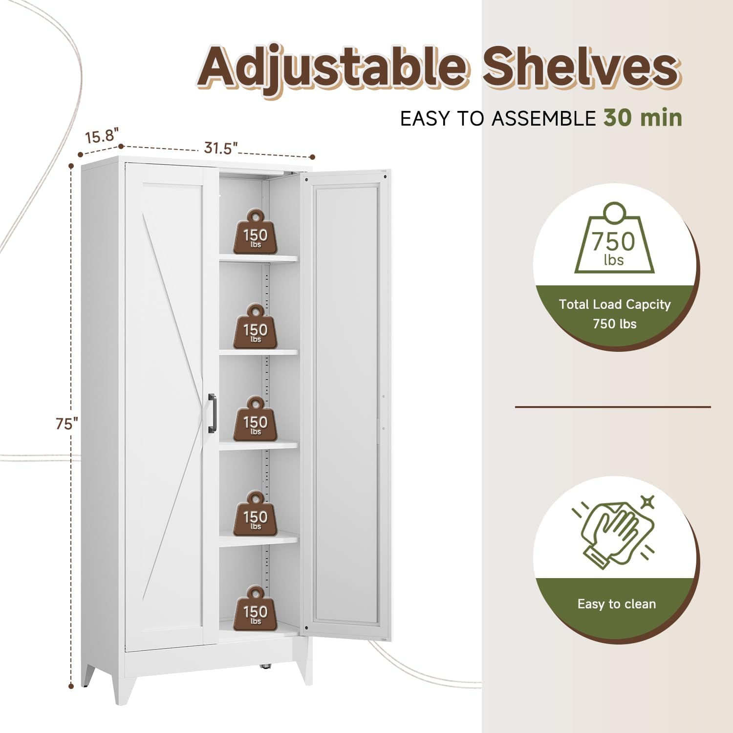 Armario de Almacenamiento Metá - Office Storage Cabinet reseña y precio