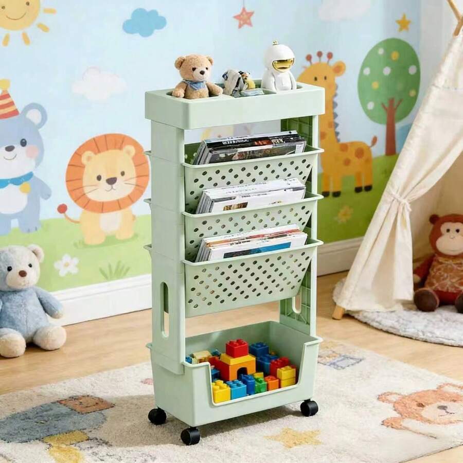 Carrito de almacenamiento roda - Bookshelf 5 Tier reseña y precio