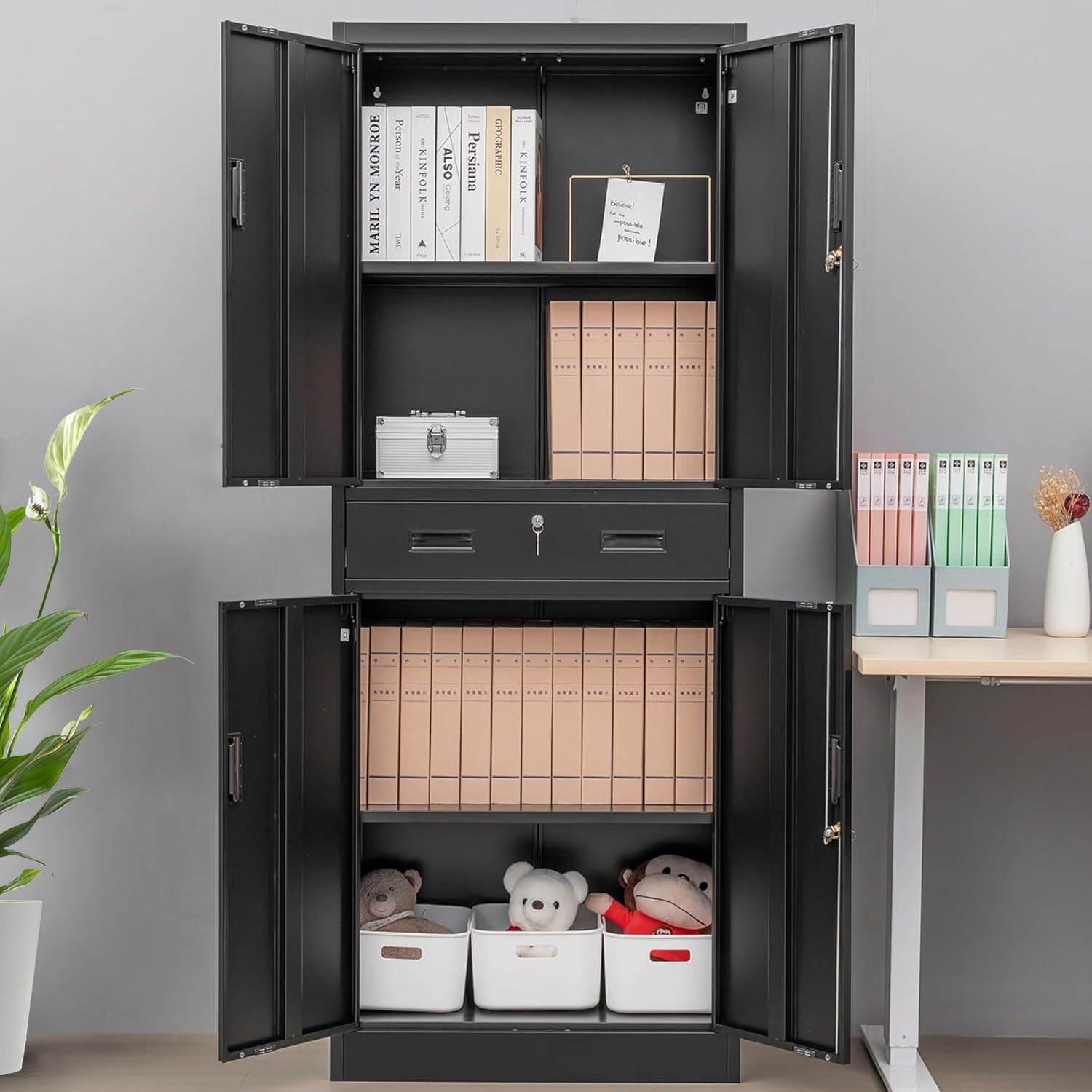 Armario de Almacenamiento Metá - Office Storage Cabinet reseña y precio