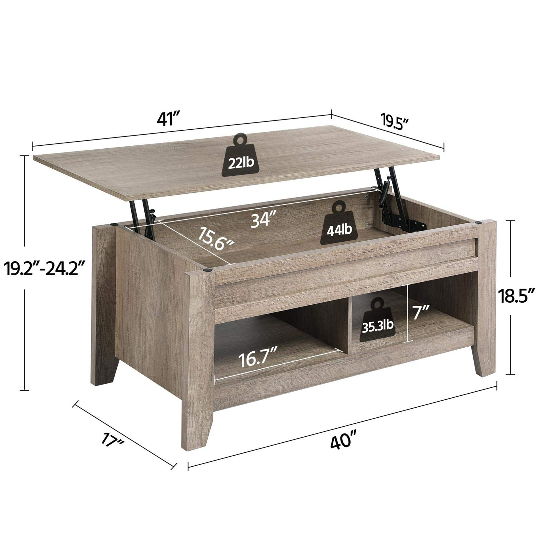 Mesa de centro moderna con tap - Office Furniture For Small Spaces reseña y precio