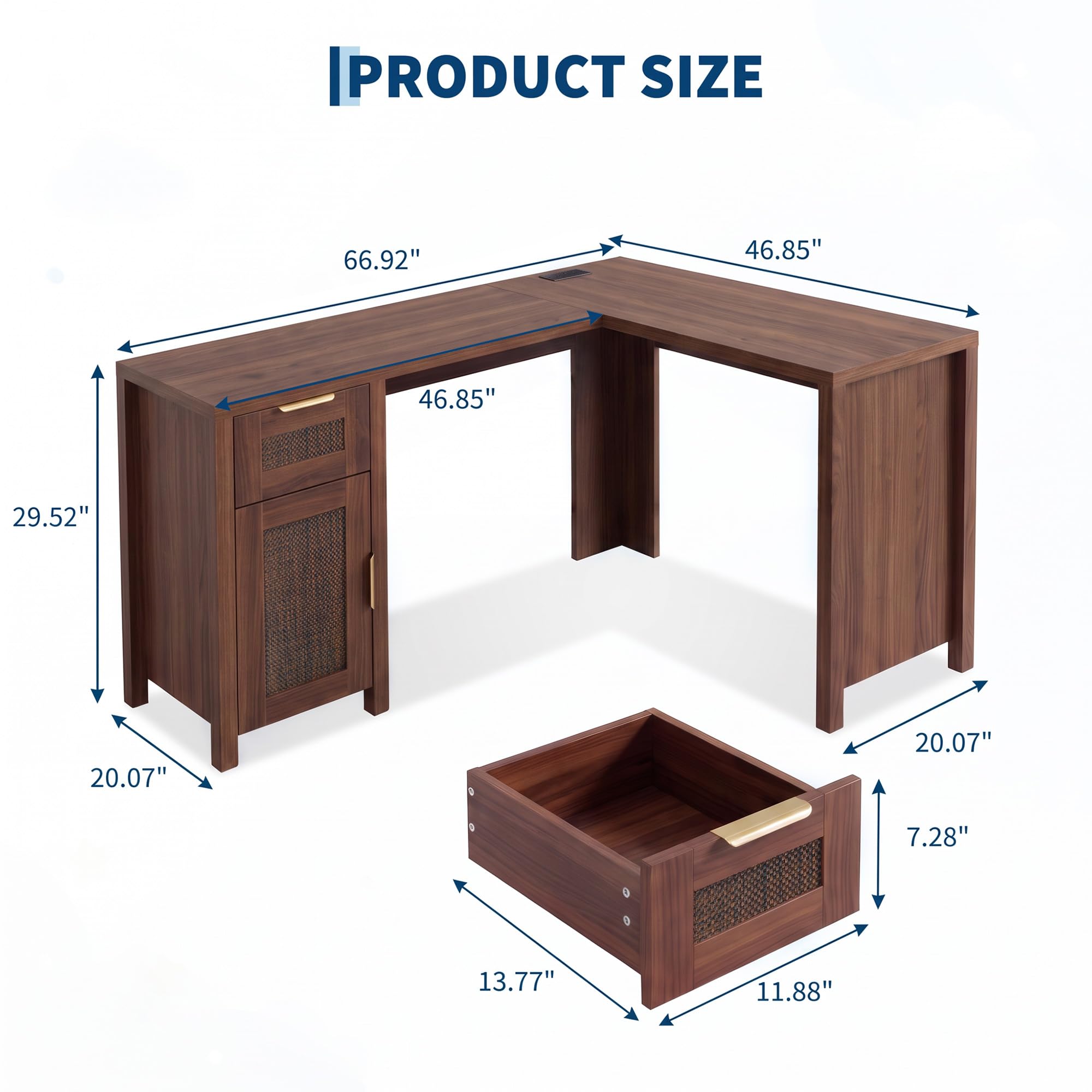 Escritorio de oficina en forma - Office Furniture For Small Spaces reseña y precio