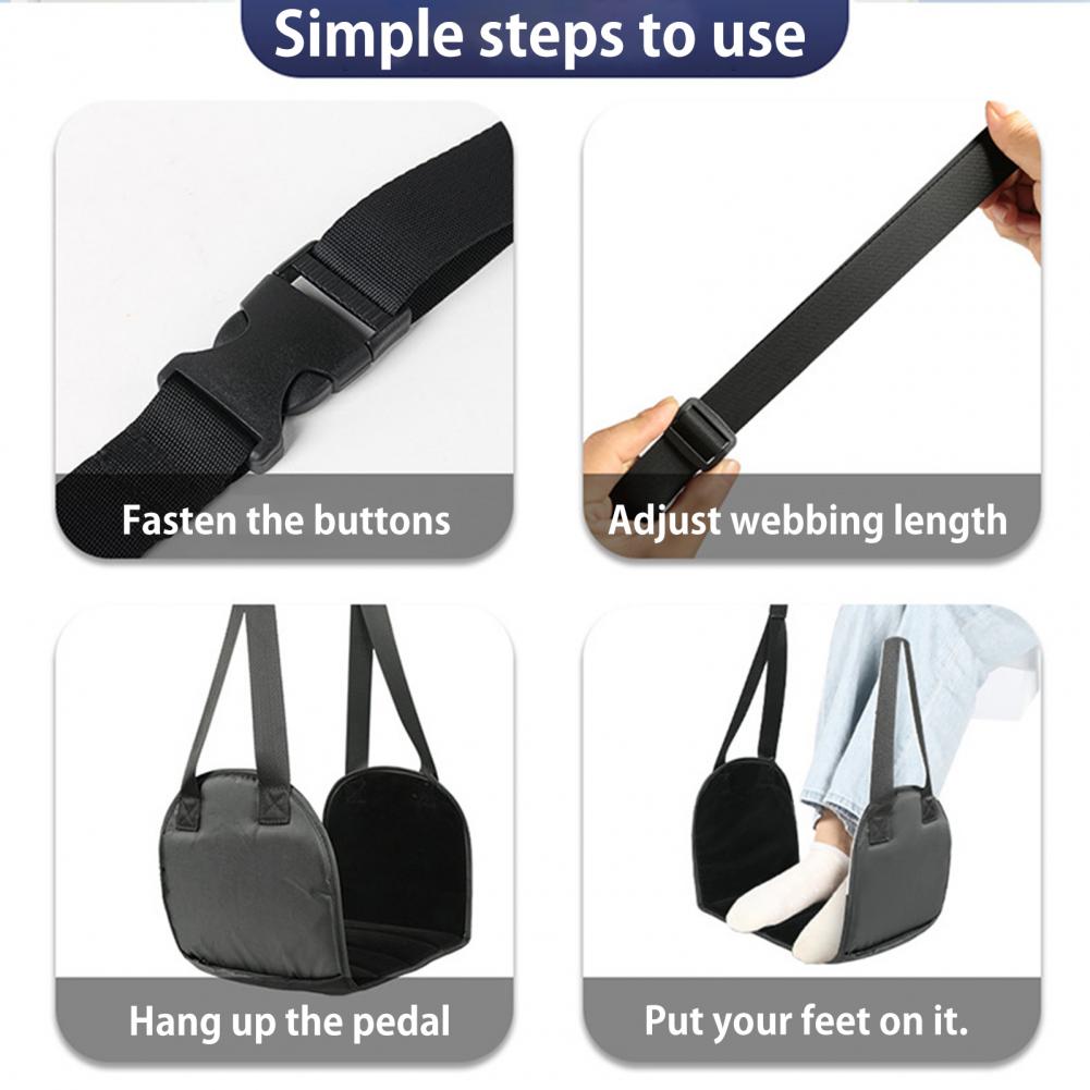 Hamaca para pies de avión, lon - Under Desk Hammock reseña y precio