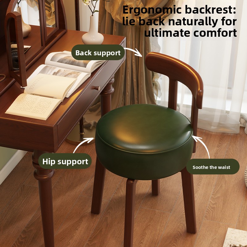 Silla giratoria de madera maci - Office Furniture And Desks reseña y precio