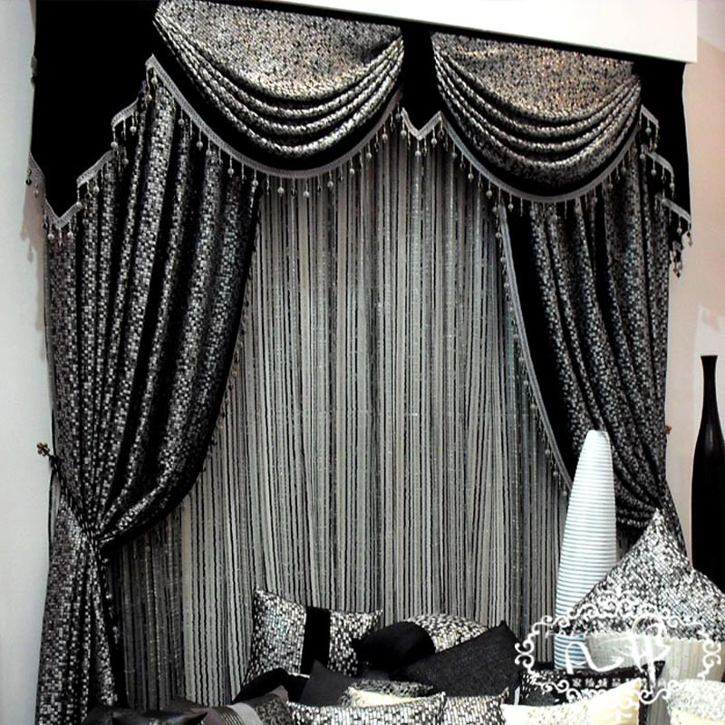 Cortinas Negras con Diseño de  - Office Furniture Hong Kong reseña y precio