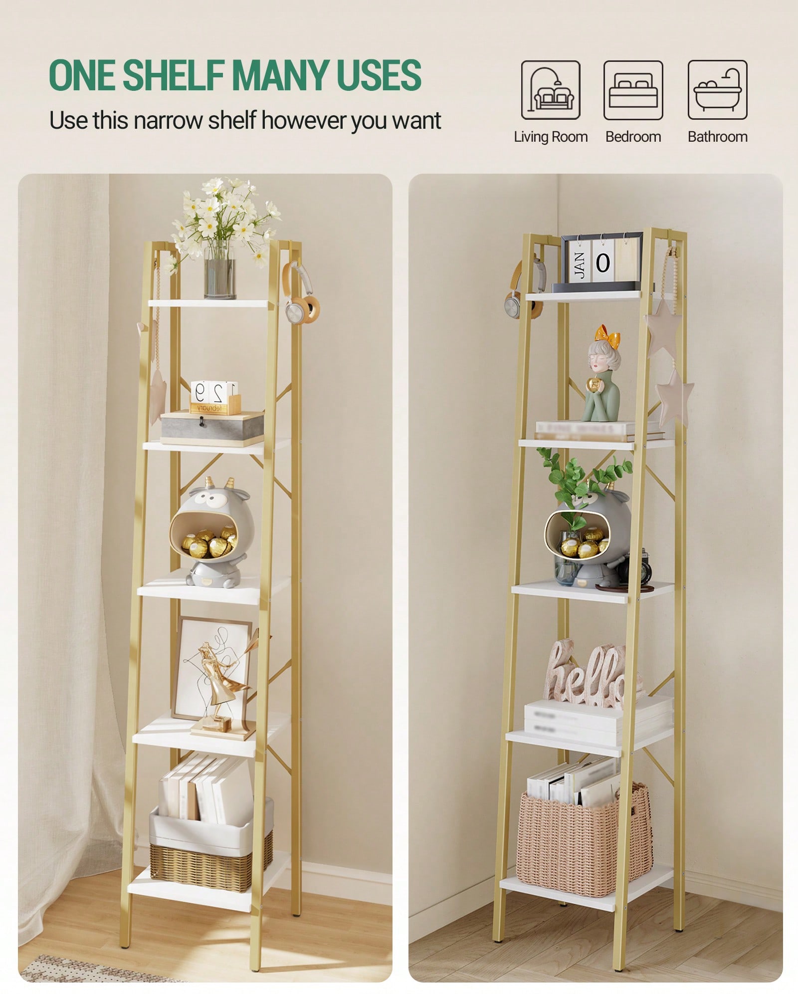 Estantería de 5 Niveles Tipo E - Bookshelf 5 Tier reseña y precio