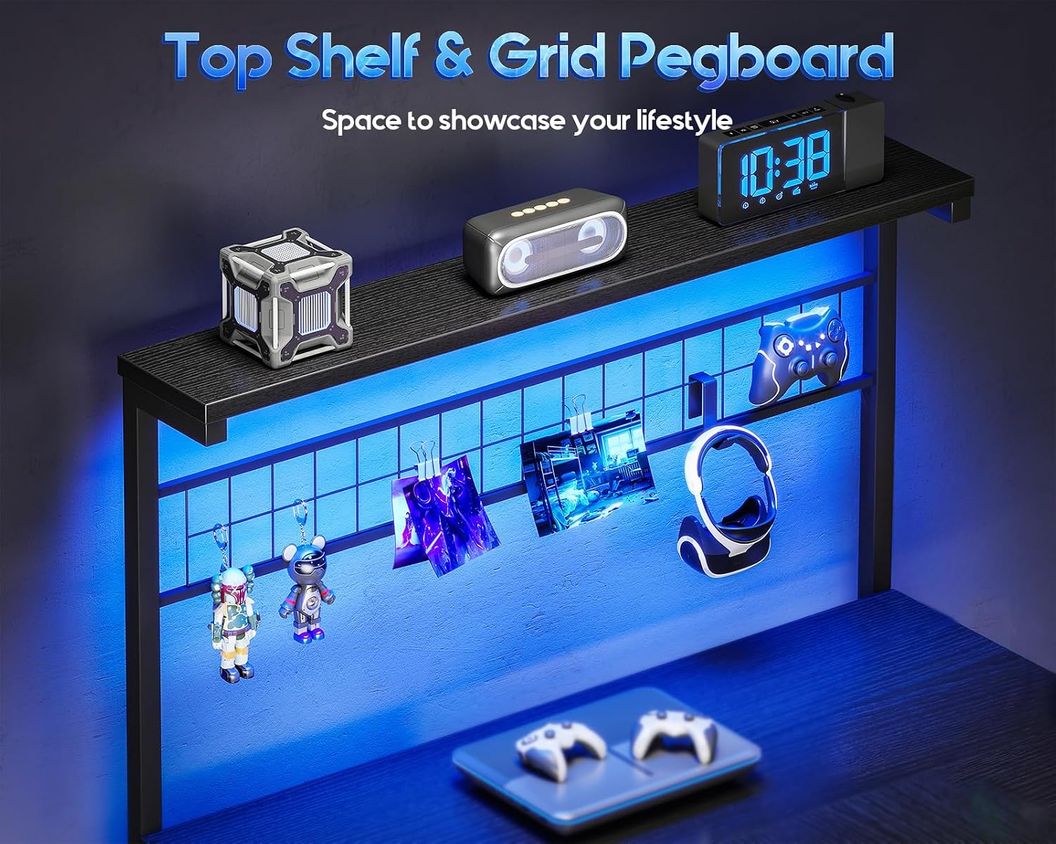 Escritorio de Juegos en Forma  - Gaming Desk With Hutch reseña y precio