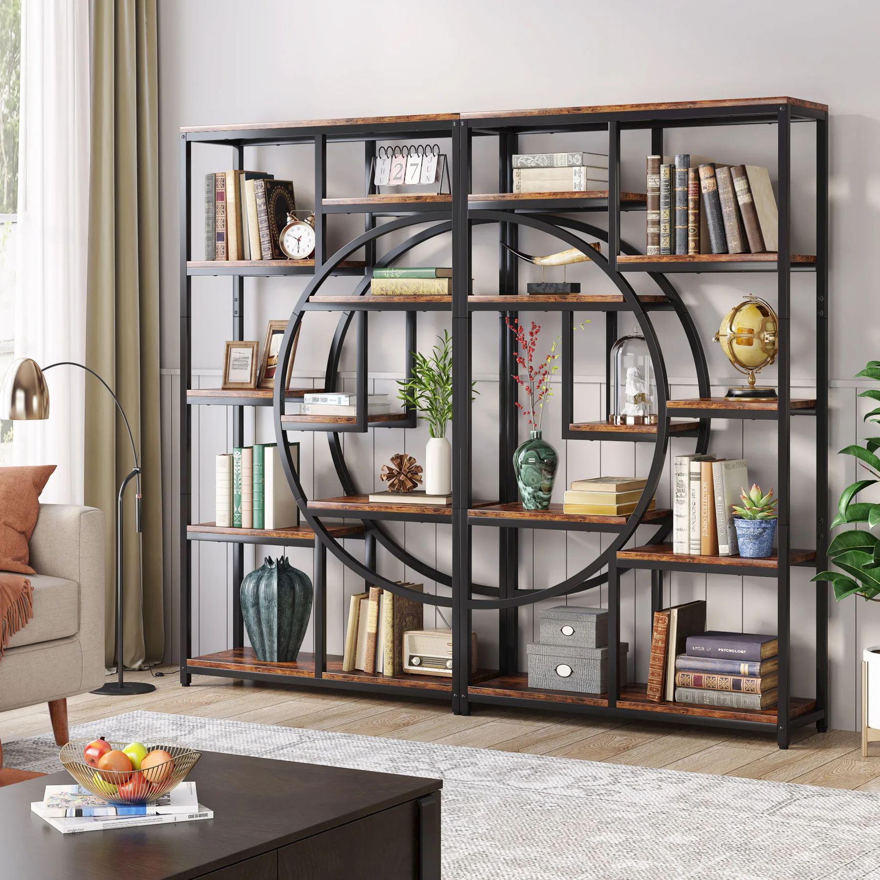 Tribesigns Estantería industri - Bookshelf 5 Tier reseña y precio